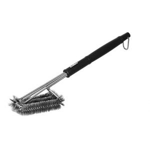 Enders Premium Brosse à Barbecue en Acier Inoxydable 3 têtes Noir