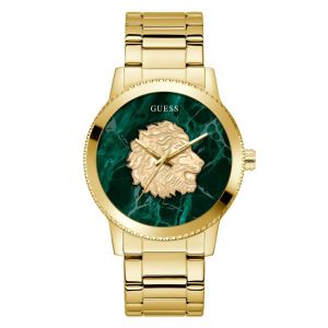 Guess Montre Homme Monarch - GW0958G2 Bracelet Acier Doré