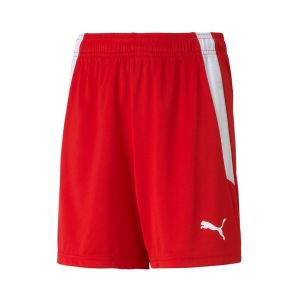 Puma TeamLIGA Shorts Jr, Mixte enfant Rouge Blanc, Taille 176