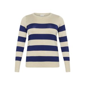 Pull tricot rayé femme KAFFE Curve Lizzy