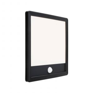 Paulmann Panneau extérieur led Lamina Motion Détecteur insecte - IP44 Angular 250x47mm 2200 - 3000K 920LM 230V Plastique noir