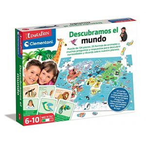 Clementoni Puzzle de 124 pièces Lets discover the world