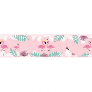 Image de A.S. Creation Frise papier peint 403758 Lovely Kids - Rose - 5,00 x 0,155 m