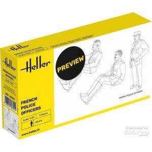 Heller Figurines Policiers français 1/24 - Figurines historiques - Hell82751