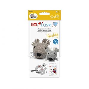 Gabarit pour pompon souris Freddy - Prym Gris - Gris