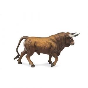 Figurine - DEQUBE - Taureau Bravo - Marron - 17 x 8 x 42 cm - Pour enfants &agrave; partir de 3 ans