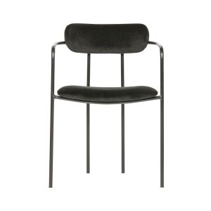 Woood Chaise moderne en velours TILLY