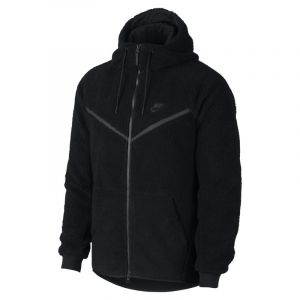 Nike Sweat à capuche en Sherpa Sportswear Windrunner Tech Fleece pour Homme - Noir - Taille M
