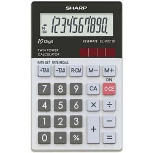 Sharp EL-W211GGY - Calculatrice de poche