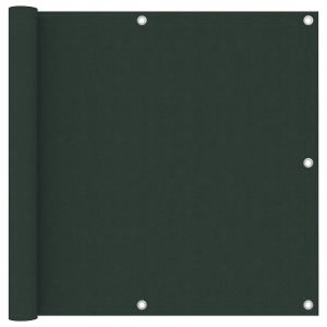 Écran de balcon brise pare vue protection confidentialité vert foncé 90 x 300 cm tissu oxford 02_0010447