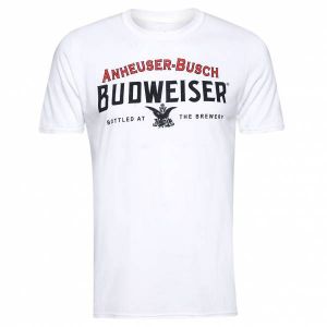 BUDWEISER Classic Hommes T-shirt POMTS343WHT