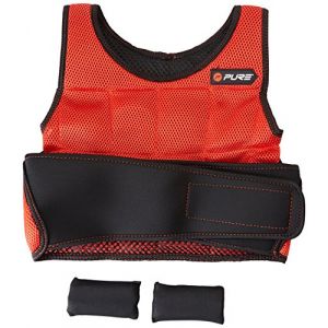 Pure2Improve Weighted Vest 4,5 kg - Rouge / Noir
