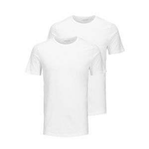 Jack & Jones T-shirts Jack---jones Jacbasic Crew Neck 2 Pack - White - XXL
