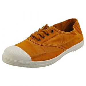 Natural World NEW - Baskets basses 102 E Jaune pour Femme - Textile - 41,39,37,38,40,36,42