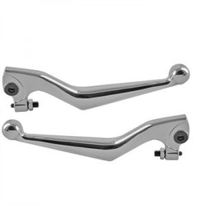 2 leviers de frein Satelis 125 chromés