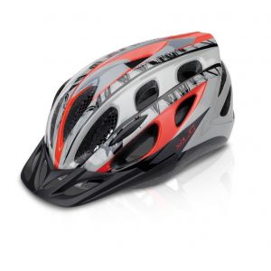 XLC Casque junior BH-C18 Rouge/Gris Ethnic - L/XL(54-58 cm)