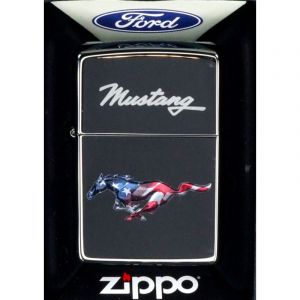 Zippo 60004523 Mustang Briquet Ford Chrome Poli Printemps 2019