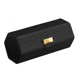Boîte à montre pour 3 montres rangement caché idée cadeau noir