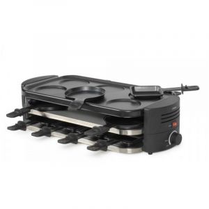 Livoo Appareil à raclette 8 personnes 1600w noir - DOC337