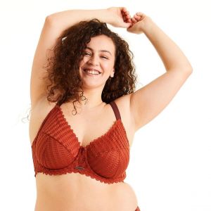 Soutien-gorge grand maintien - marron