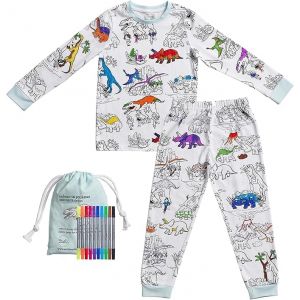 Pyjama enfant Eat Sleep Doodle Dinosaur
