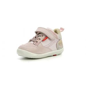 Kickers Baskets Hautes Rose Fille Bottillon