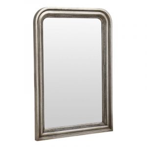 Miroir perlé - MDF - Argent - Interior's