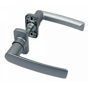 Fapim B&eacute;quille double sur rosaces Hera entraxes 43-50 mm &eacute;p. 58-65 mm finition gris anthracite RAL 7016 granit&eacute; SPA