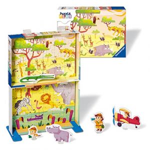 Image de Ravensburger 2 Puzzles - Puzzle & Play - Safari