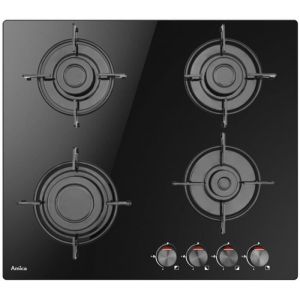 Amica Table de cuisson à gaz sur verre