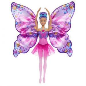 Mattel De Danseuse a PapillonPoupée transformation 2 en 1 HXJ10
