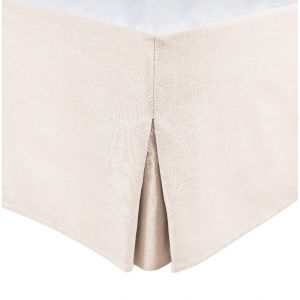Tour de lit Cache Sommier 180 X 20 CM + 30 CM Ecru
