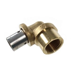 Barbi Blansol Coude PER à sertir Ø25x2,3 - Femelle fixe 3/4""(20/27)