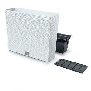 Jardiniere Prosperplast Furu Case T insert box DFC600T-S449 pot a fleurs - blanc - 12/44L