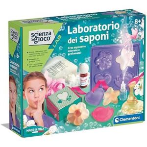 Clementoni Kit pour Faire des Savons - Science et Jeu Lab - Laboratoire des Savons