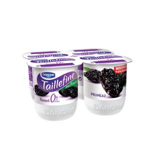 Danone Taillefine Pruneaux 0% - Les 4 pots de 125g