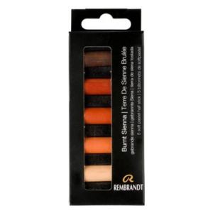 Rembrandt Pastel sec tendre Micro set Siennes br&ucirc;l&eacute;es