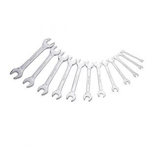 Sam Outillage Jeu de 12 cl&eacute;s &agrave; fourche s&eacute;rie 10N-J12DP Sam