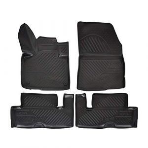 J&J AUTOMOTIVE | Tapis De Sol en Caoutchouc 3D Exclusive Compatible avec C4 Picasso/Space Tourer Depuis 2013, Antidérapant, Toutes Saisons