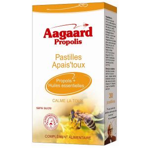Aagaard Pastilles apais toux - 30 pastilles à sucer