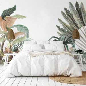 99d&eacute;co - Papier Peint Panoramique L336xH270cm Harmonie - Vert