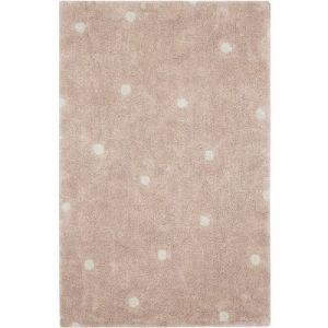 Image de Lorena canals Tapis lavable Mini Dot Rose