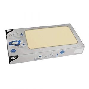 Papstar 20 Moyens Couvertures en Tissu Non-tiss&eacute; Soft Selection Plus 80 cm x 80 cm Champagne, 84915
