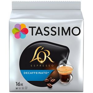 Tassimo 5 paquets de 16 T-Discs L'Or Espresso Décafféinato