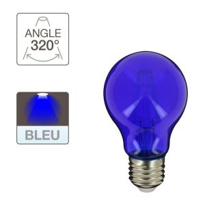 Xanlite Ampoule LED A60, culot E27, 3,8W cons. (N.C eq.), lumière Lumière bleue