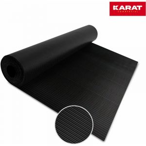 Tapis en caoutchouc Côtes fines Ultra résistant 180 x 150 cm