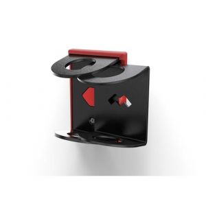 Meliconi MyBike Système antivol mural, montage facile, système anti-sabotage, support extérieur et intérieur, noir