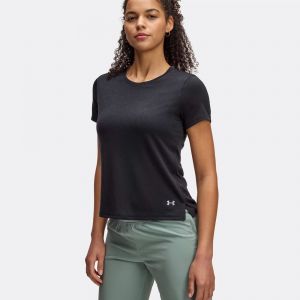 Under Armour Launch Camo Shortsleeve Maillot De Course Femmes - Noir, Taille XL