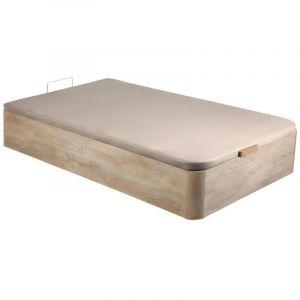 Vente-unique - Sommier coffre 90 x 200 cm - Naturel clair - hestia de ysmée