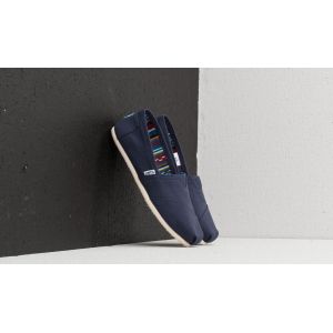 Toms Canvas Classic Alpargata, Chaussons Bas Femme, Bleu (Navy), 36 EU